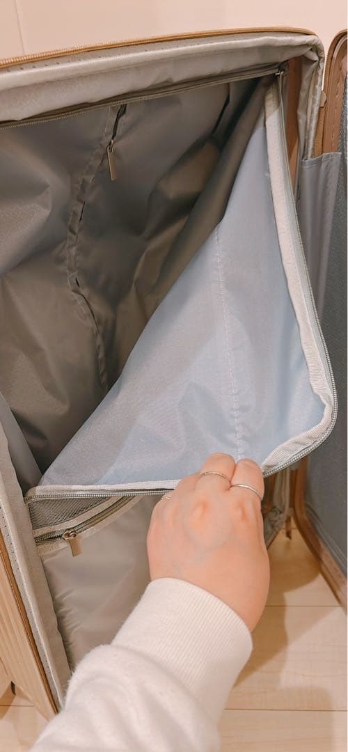 【最終値下】【新品未使用】CICIBELLA キャリー　Lサイズ　ピンクチタン