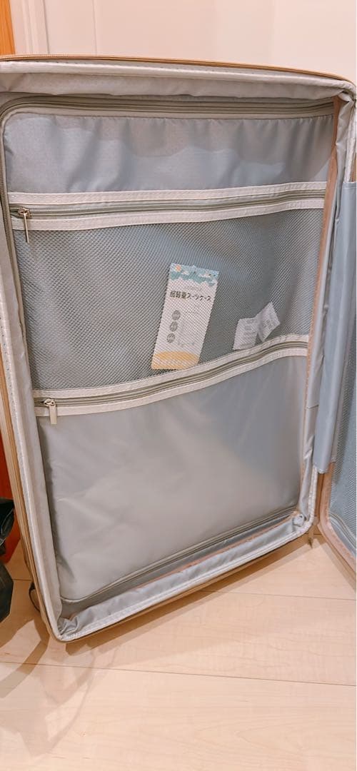 【最終値下】【新品未使用】CICIBELLA キャリー　Lサイズ　ピンクチタン