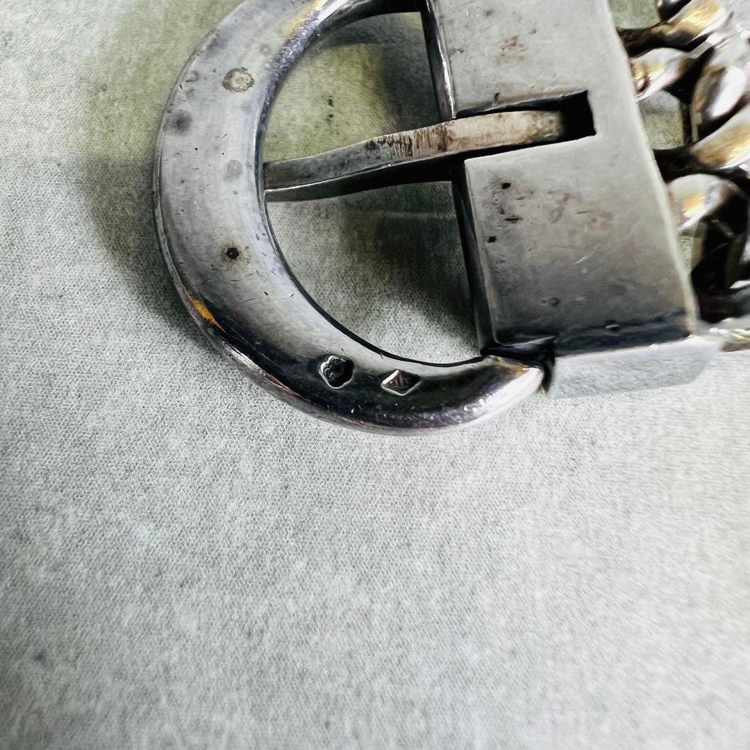 Vintage Hermes エルメス ブックルセリエ ブレスレット シルバー