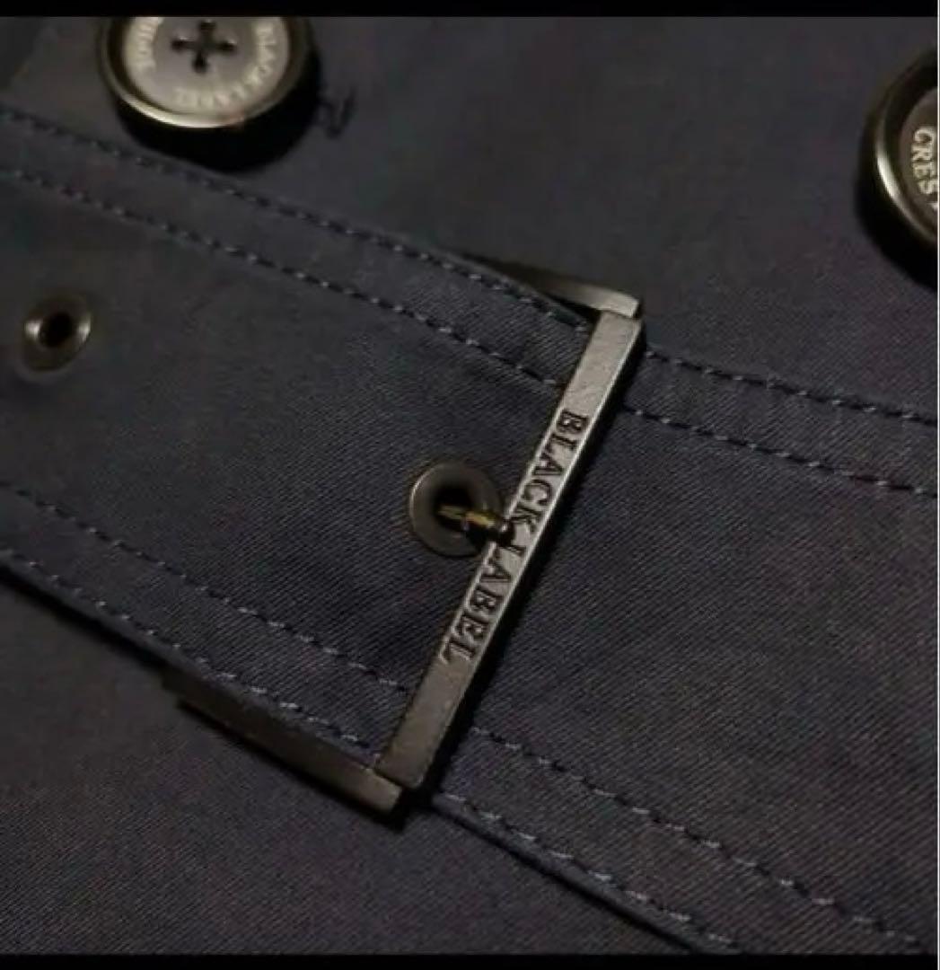 ブラックレーベル クレストブリッジ トレンチコート　L 黒 ウールライナー付