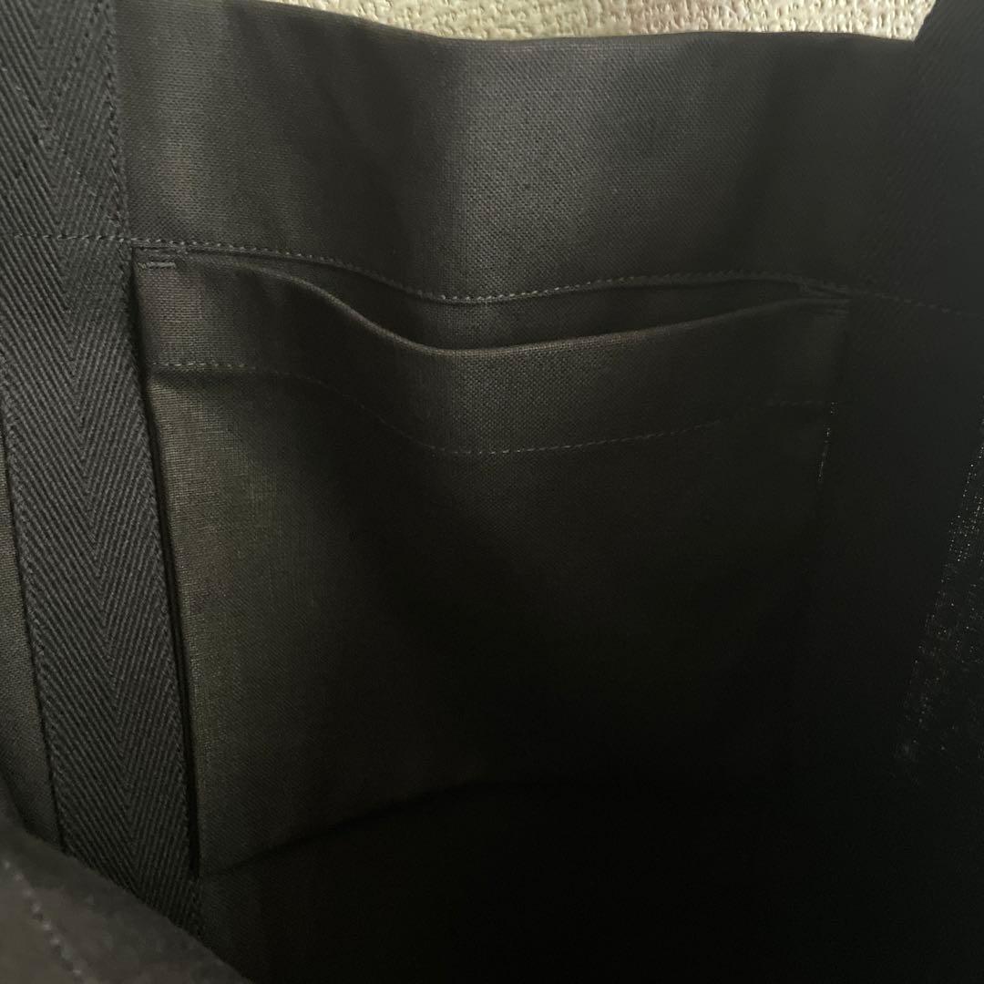 未使用　Yohji Yamamoto ノベルティトートバッグ　黒×白ロゴ　25年