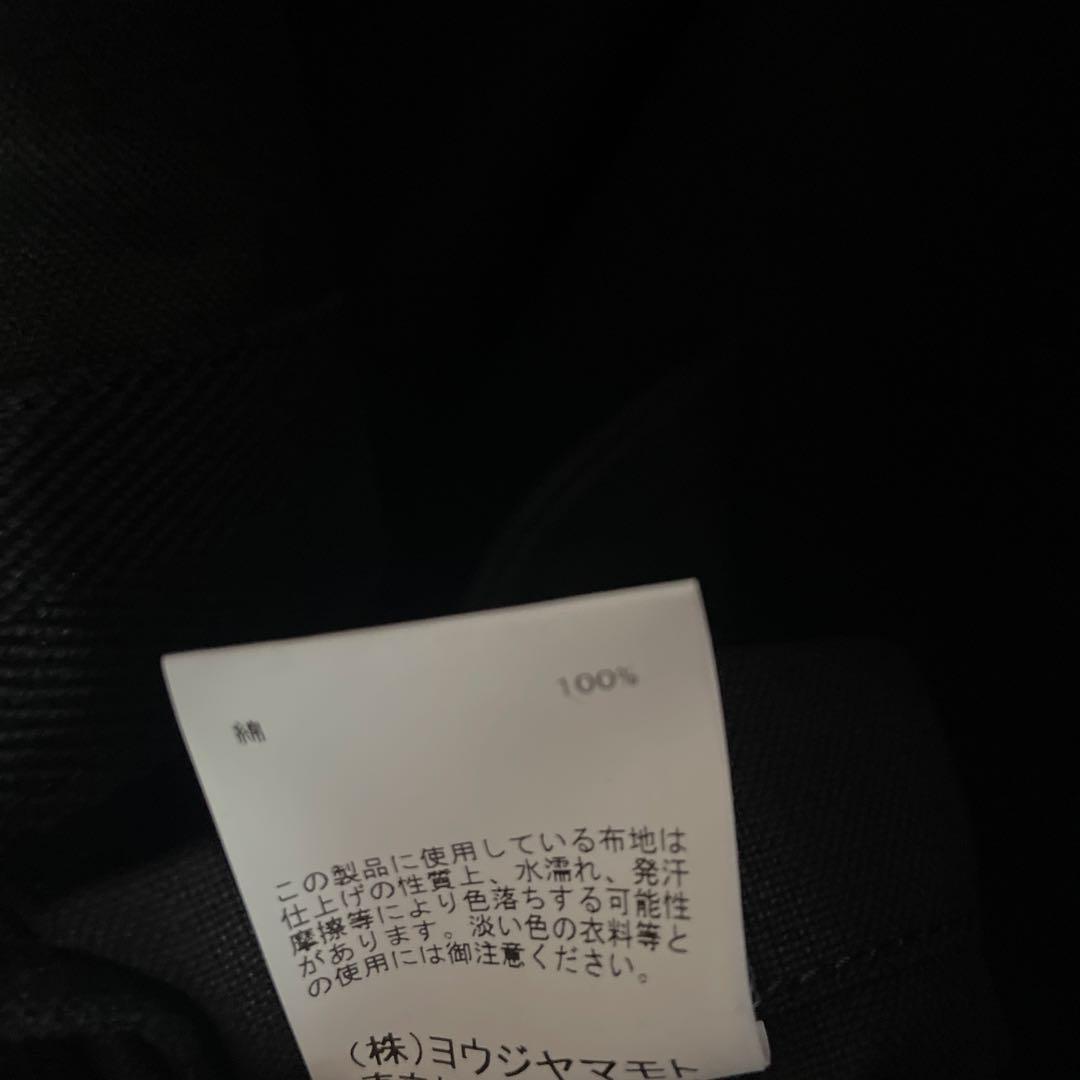 未使用　Yohji Yamamoto ノベルティトートバッグ　黒×白ロゴ　25年