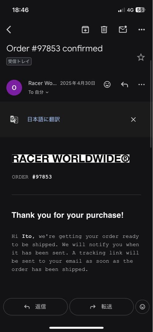 Racer Worldwide イヤホン ネックレス