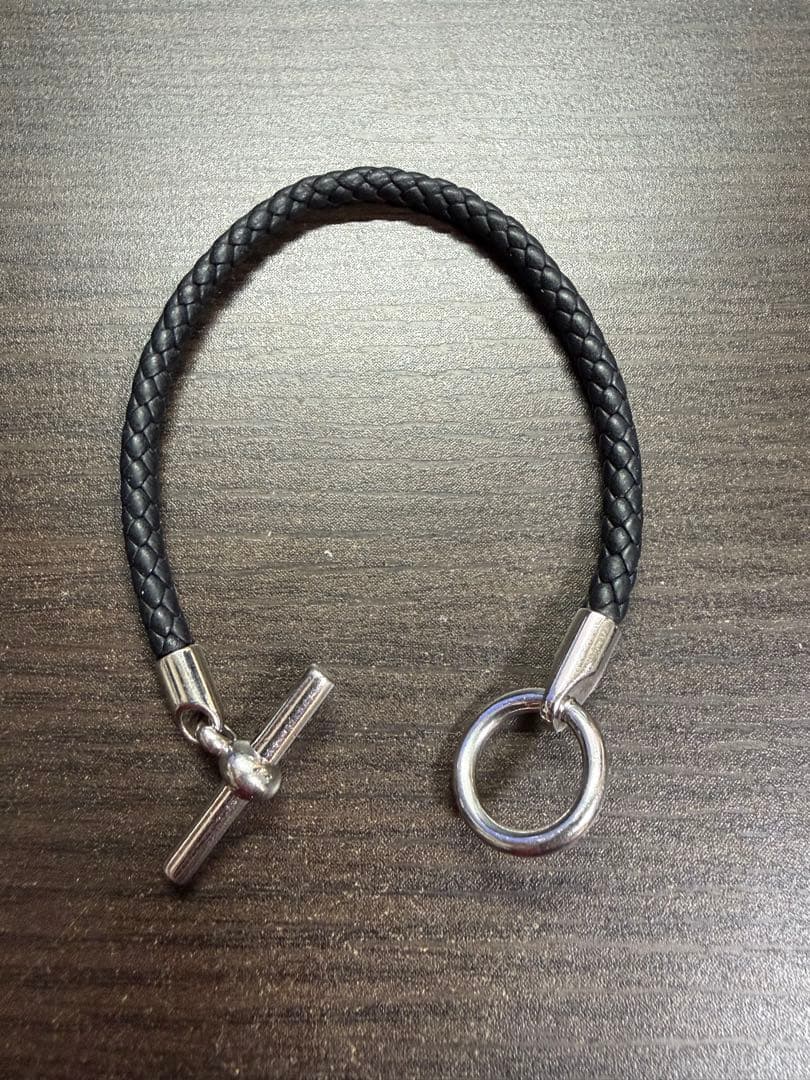 HERMES グレナン　レザーブレスレット