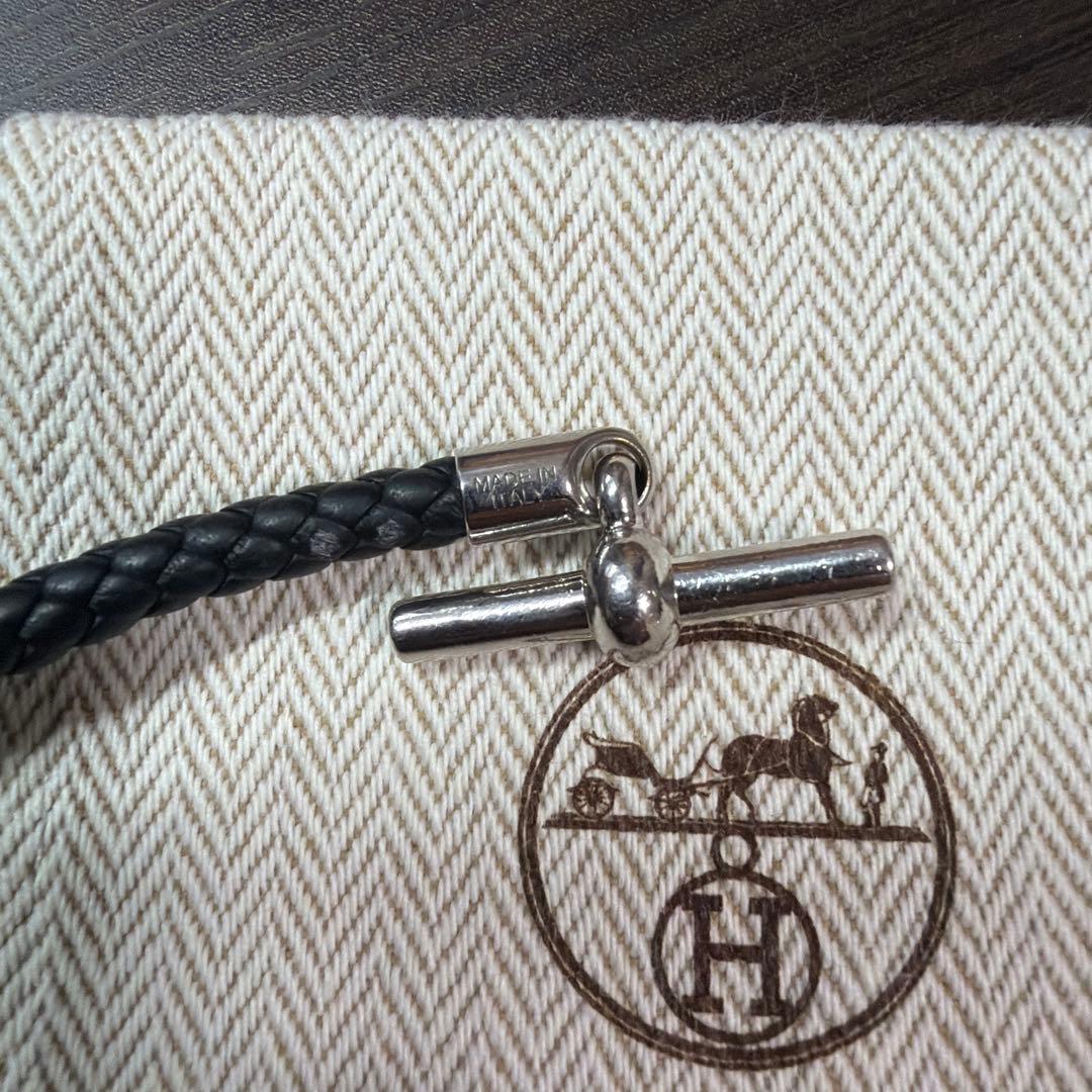 HERMES グレナン　レザーブレスレット