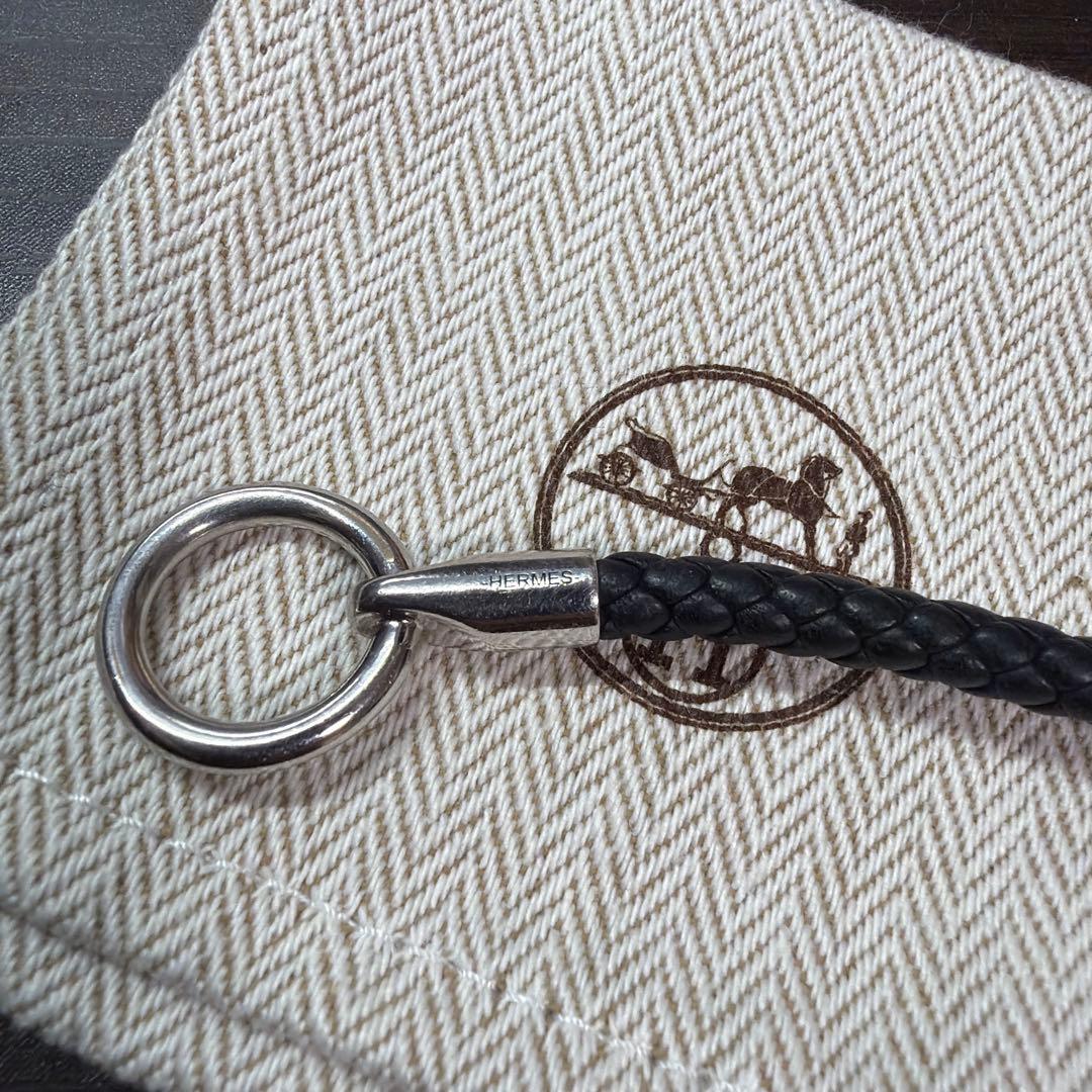HERMES グレナン　レザーブレスレット