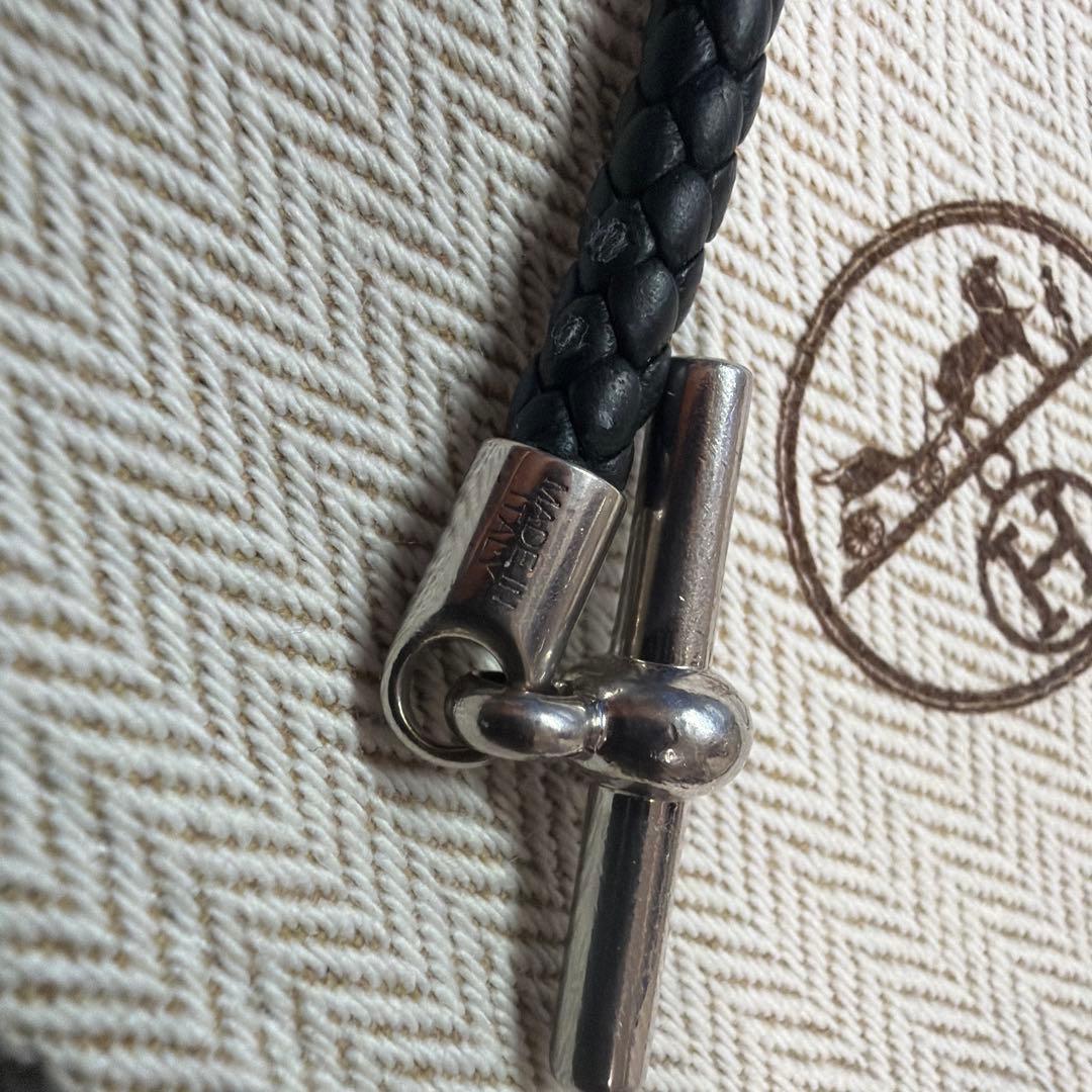 HERMES グレナン　レザーブレスレット