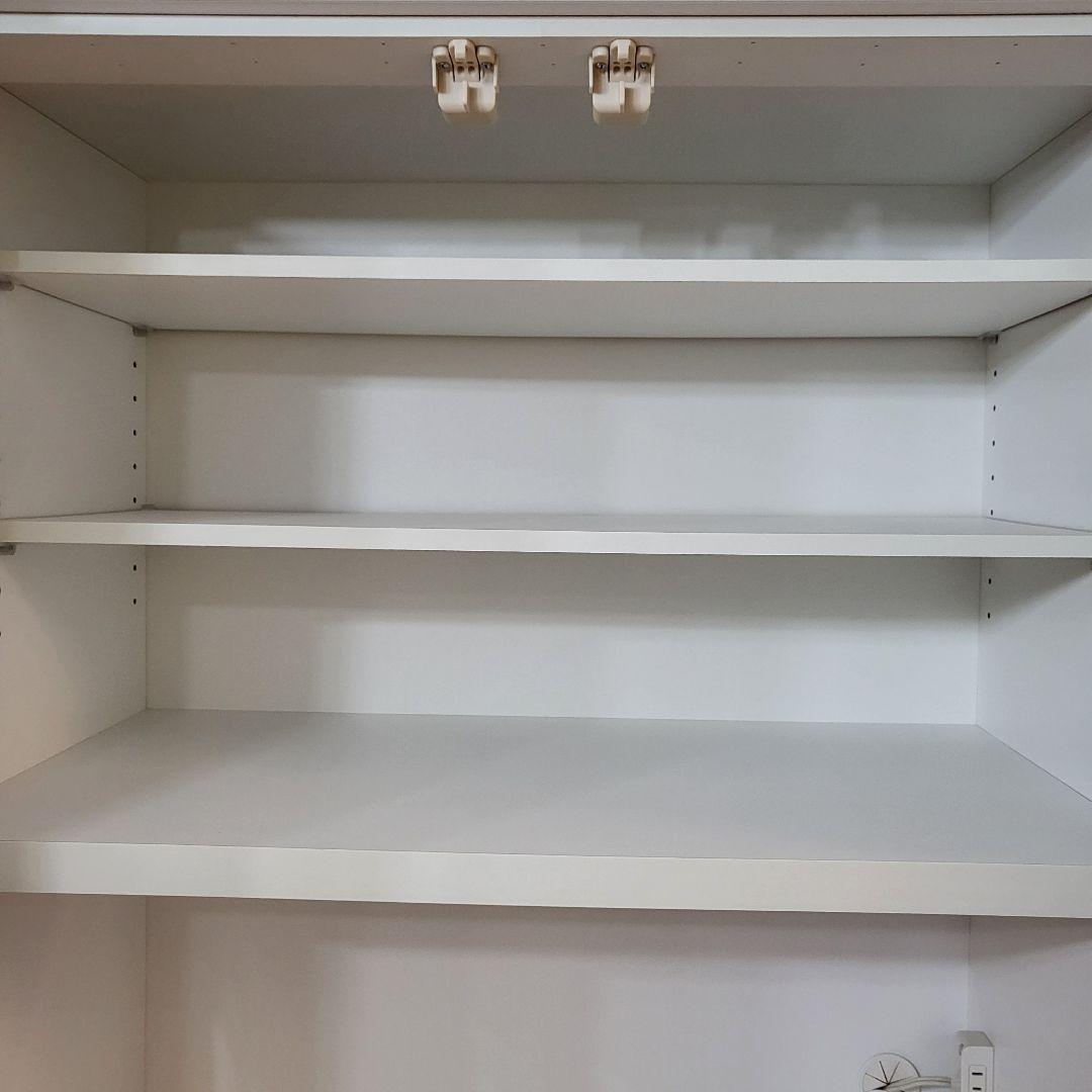 ニトリCOPAIN80ホワイトキッチン収納 食器棚