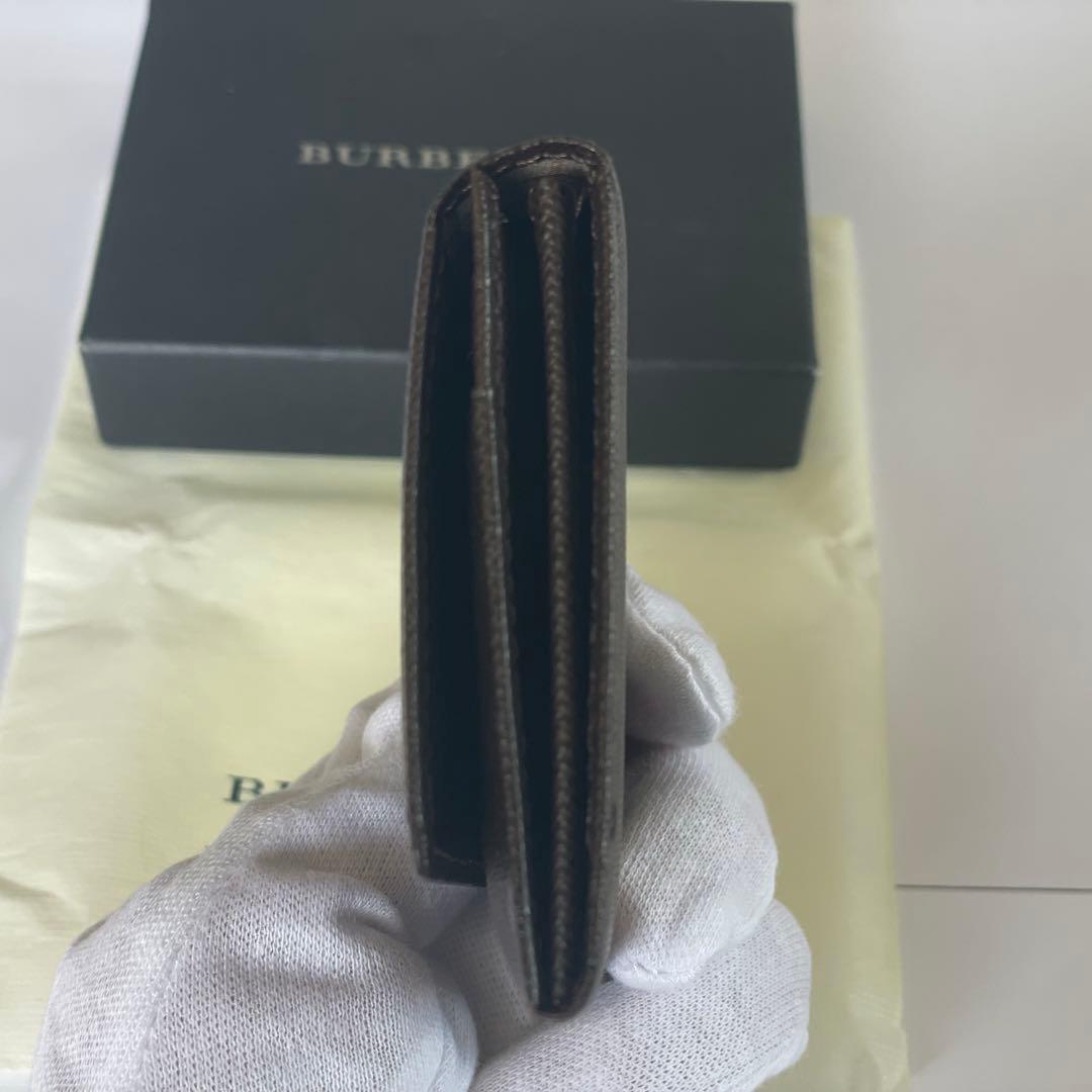 【極美品・箱＆保存袋付】バーバリー レザー ケース ブラウン