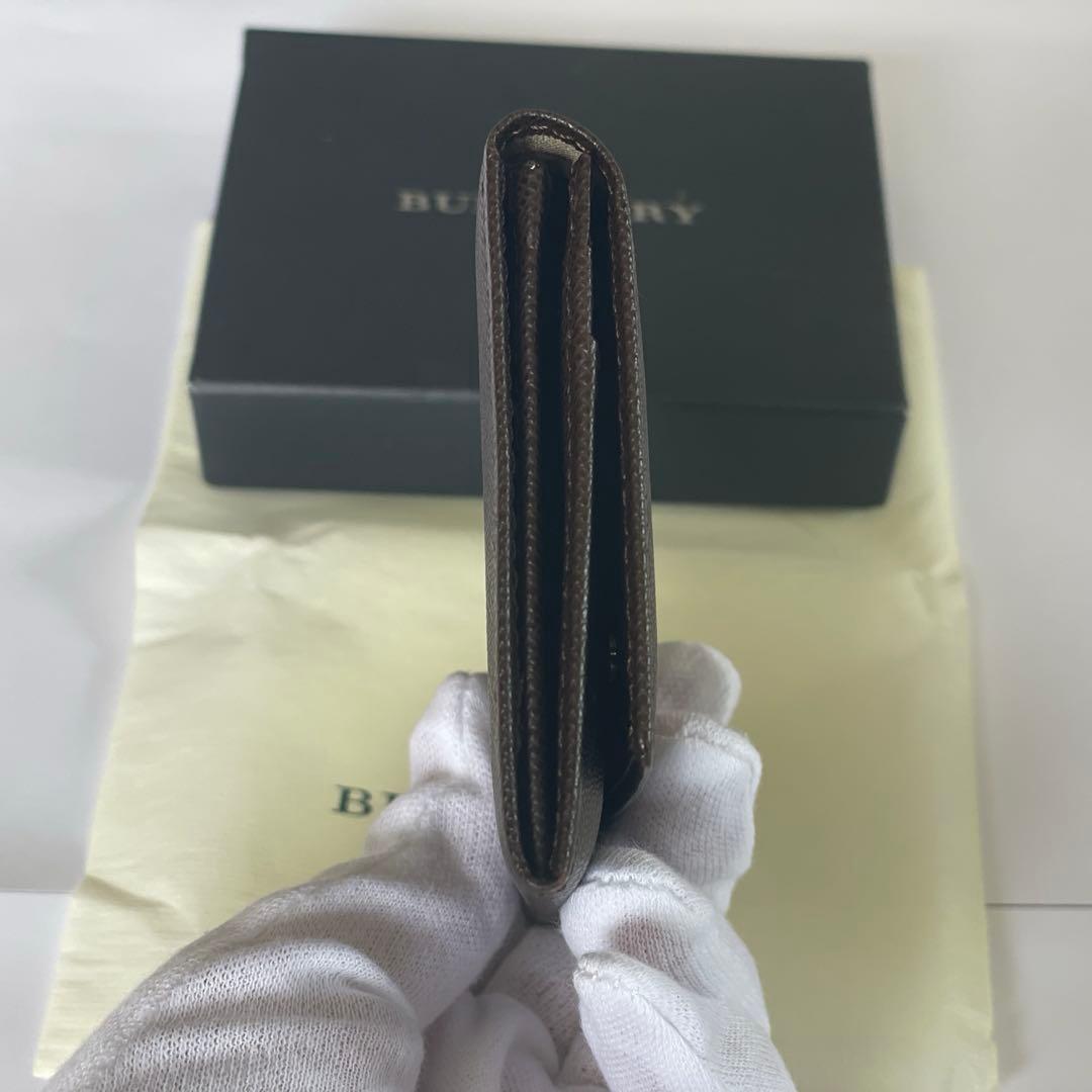 【極美品・箱＆保存袋付】バーバリー レザー ケース ブラウン