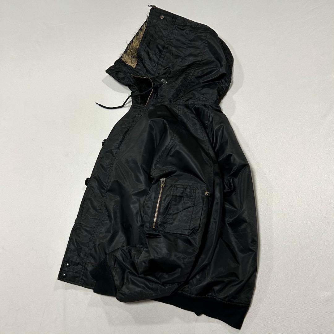 90s Rothco N2B ボンバージャケット ボックスシルエット ブラック