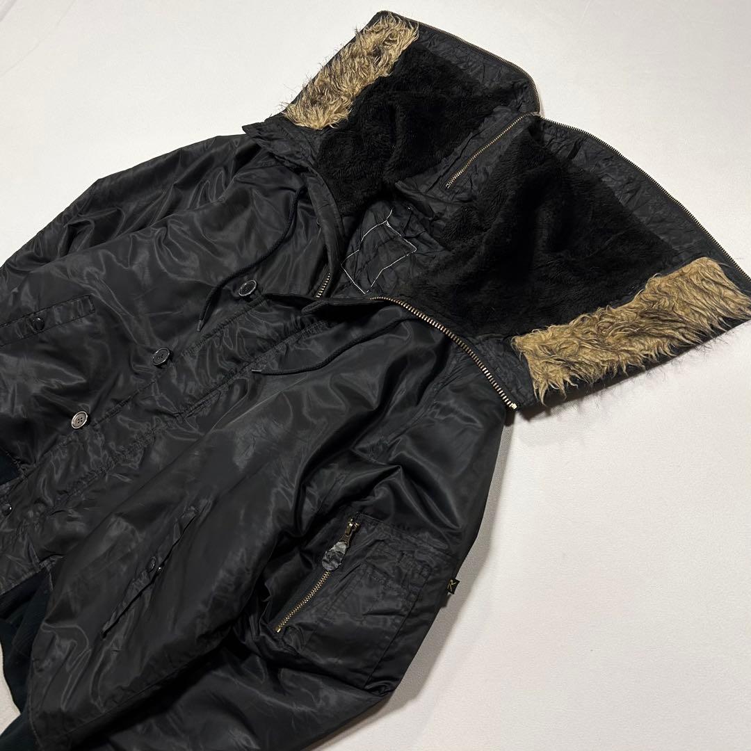 90s Rothco N2B ボンバージャケット ボックスシルエット ブラック
