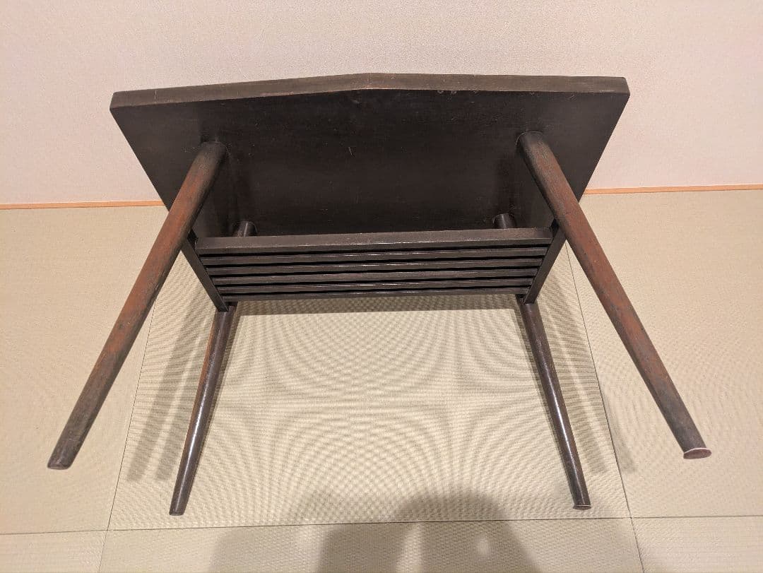 【北欧ミッドセンチュリー風】サイドテーブル マガジンラック付き コーヒーテーブル