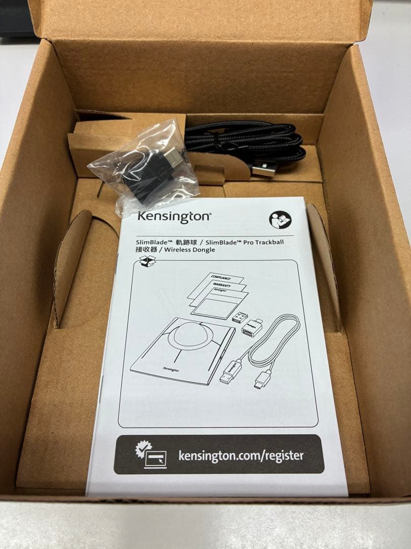 Kensington SlimBlade Pro トラックボールケース付属
