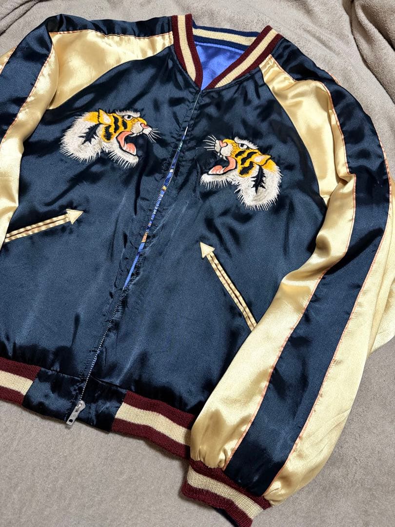 ２面用 テーラー東洋 Hawaii 虎 日本限定版 スカジャン vintage