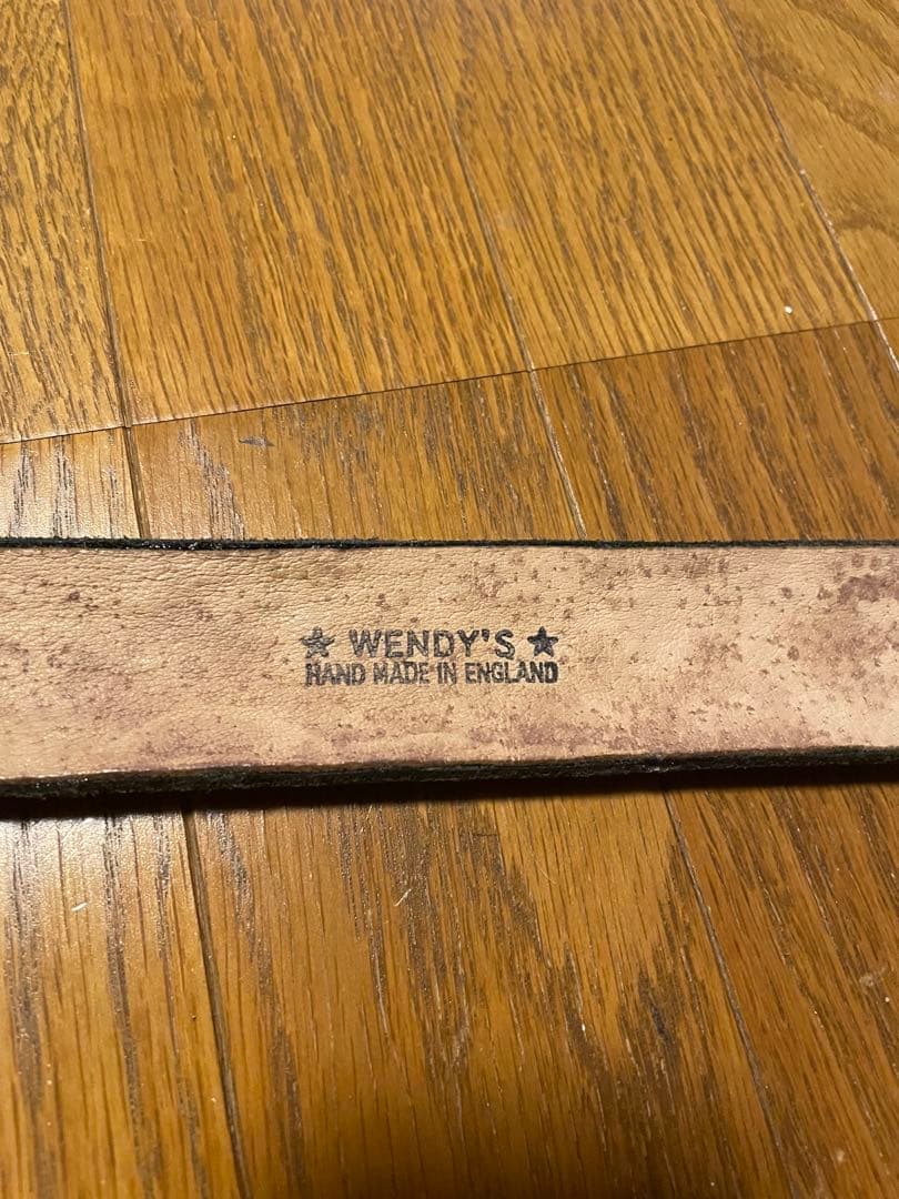 WENDY'S ヘキサゴン 3連レザーベルト