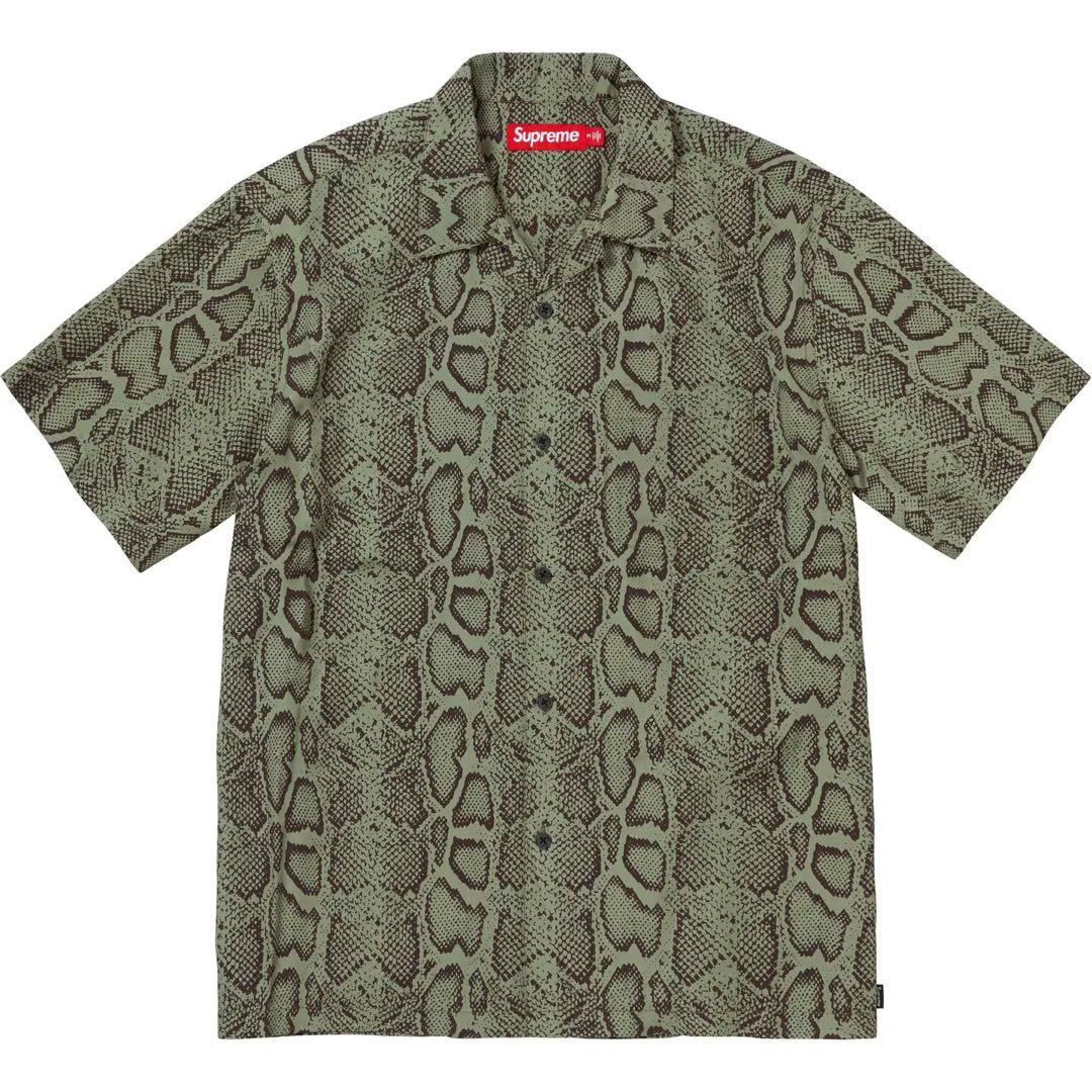 【Lady】Supreme Snake S/S shirt Olive