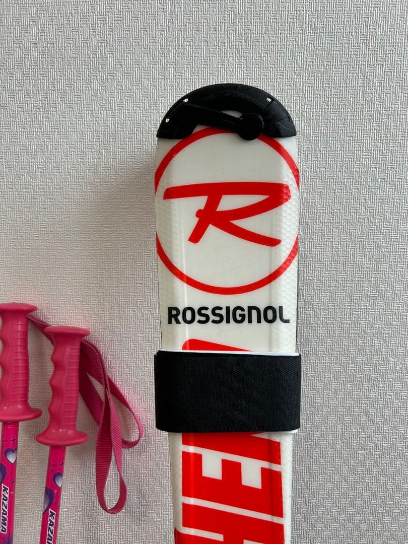 ROSSIGNOL HERO スキーセット ストック付 子供用100cm