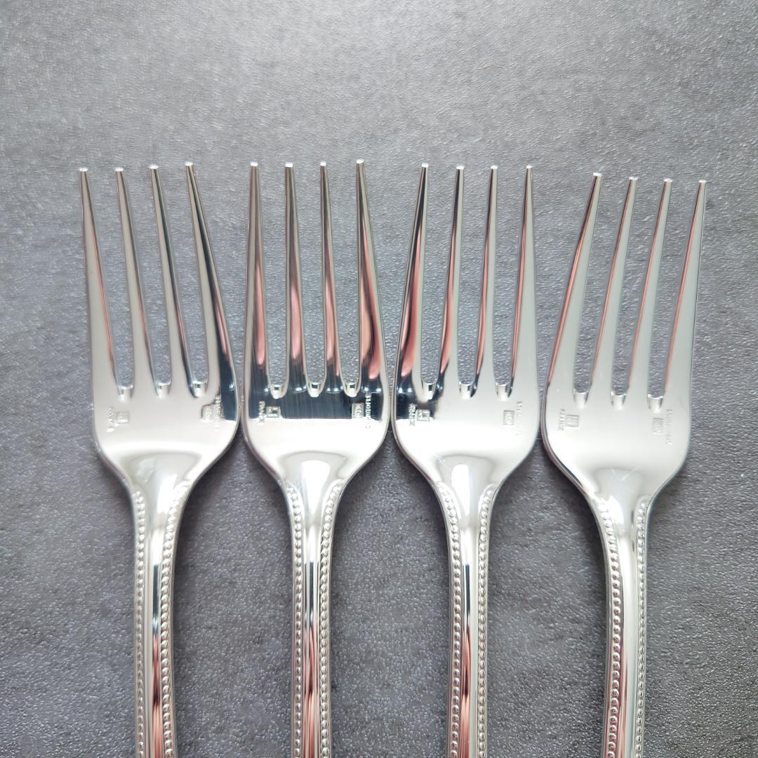 希少 美品 クリストフル パール サラダフォーク 4点