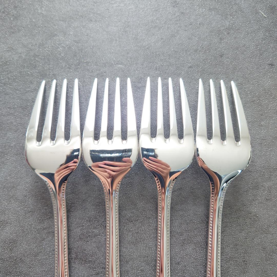 希少 美品 クリストフル パール サラダフォーク 4点
