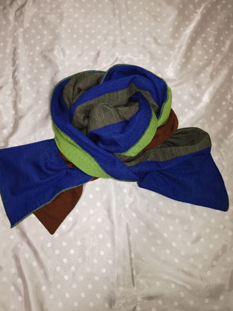 美品！コムデギャルソンマルチカラーストール ニット