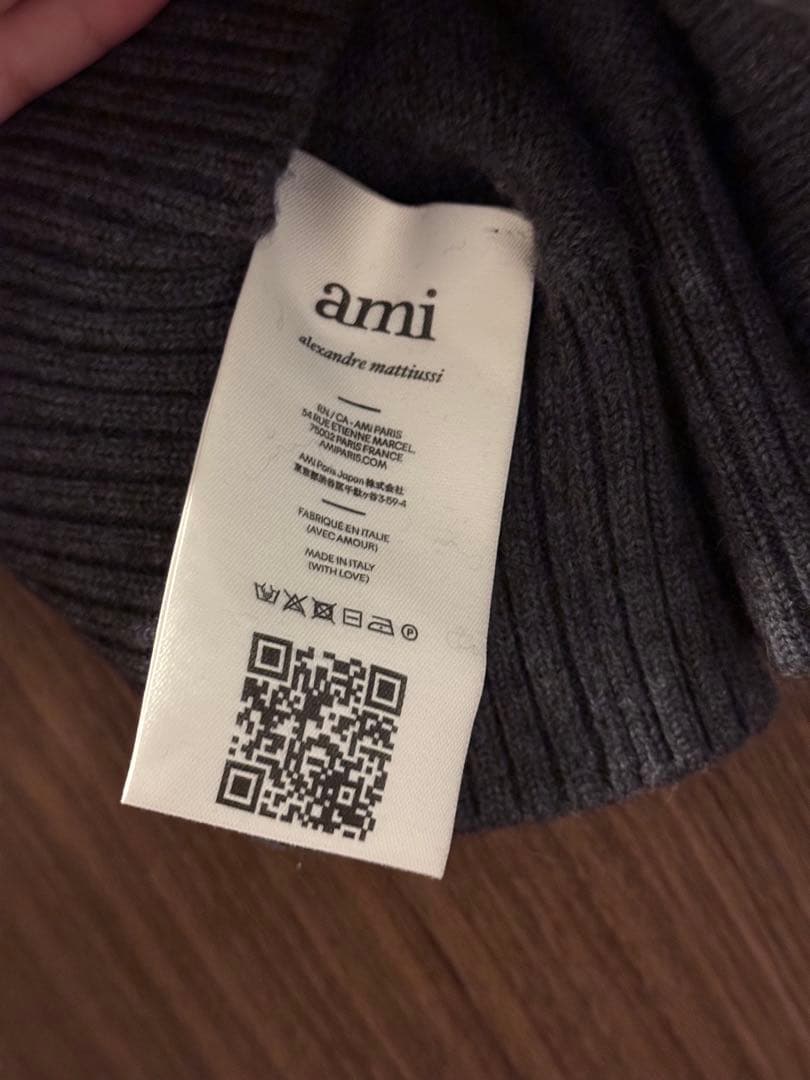 AMIPAIRS グレー　アミパリス　ニットセーター