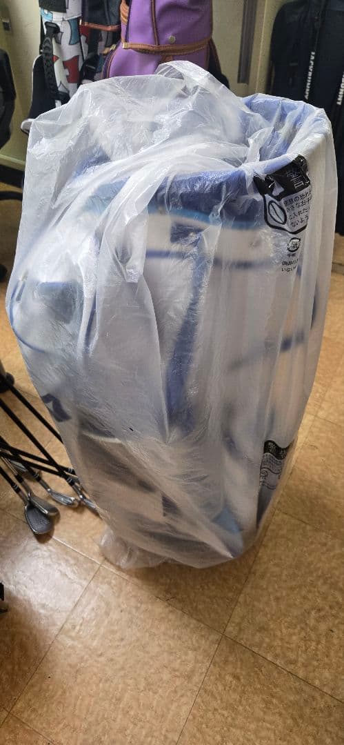 Mizuno キャディバッグ ホワイト/ブルー