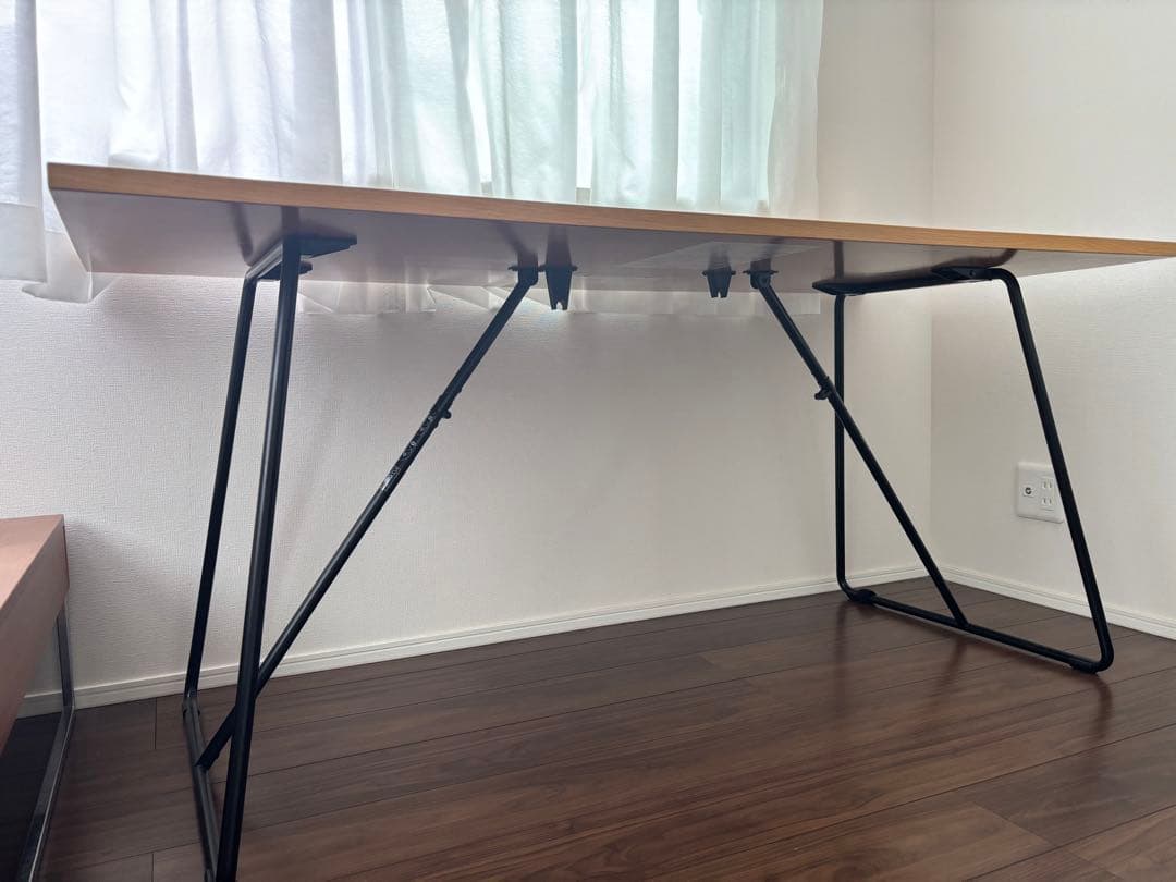 無印良品 muji 折りたたみテーブル ダイニング テーブル 作業台 160