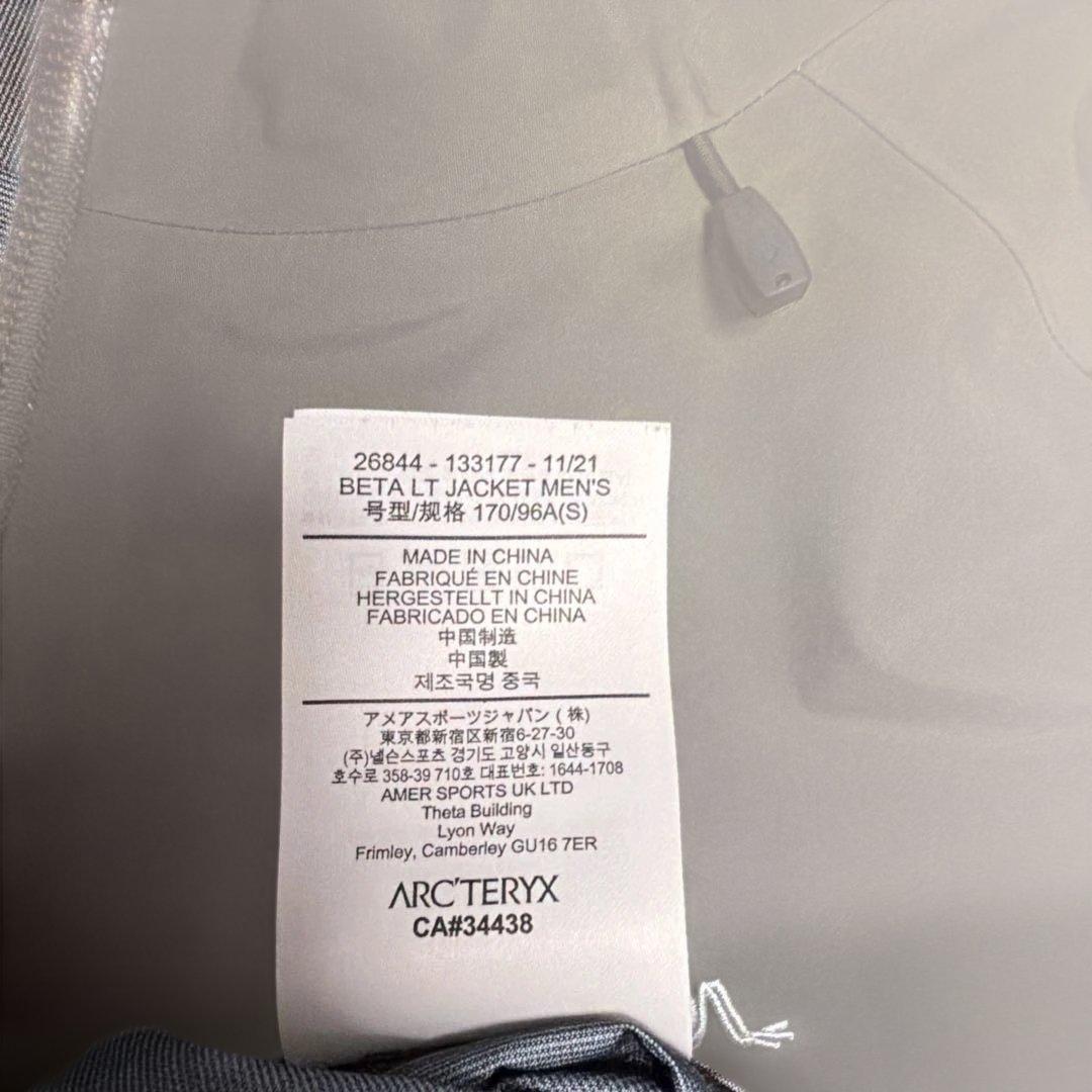 ジャケット・アウター ARC'TERYX BETA LT JACKET S/P