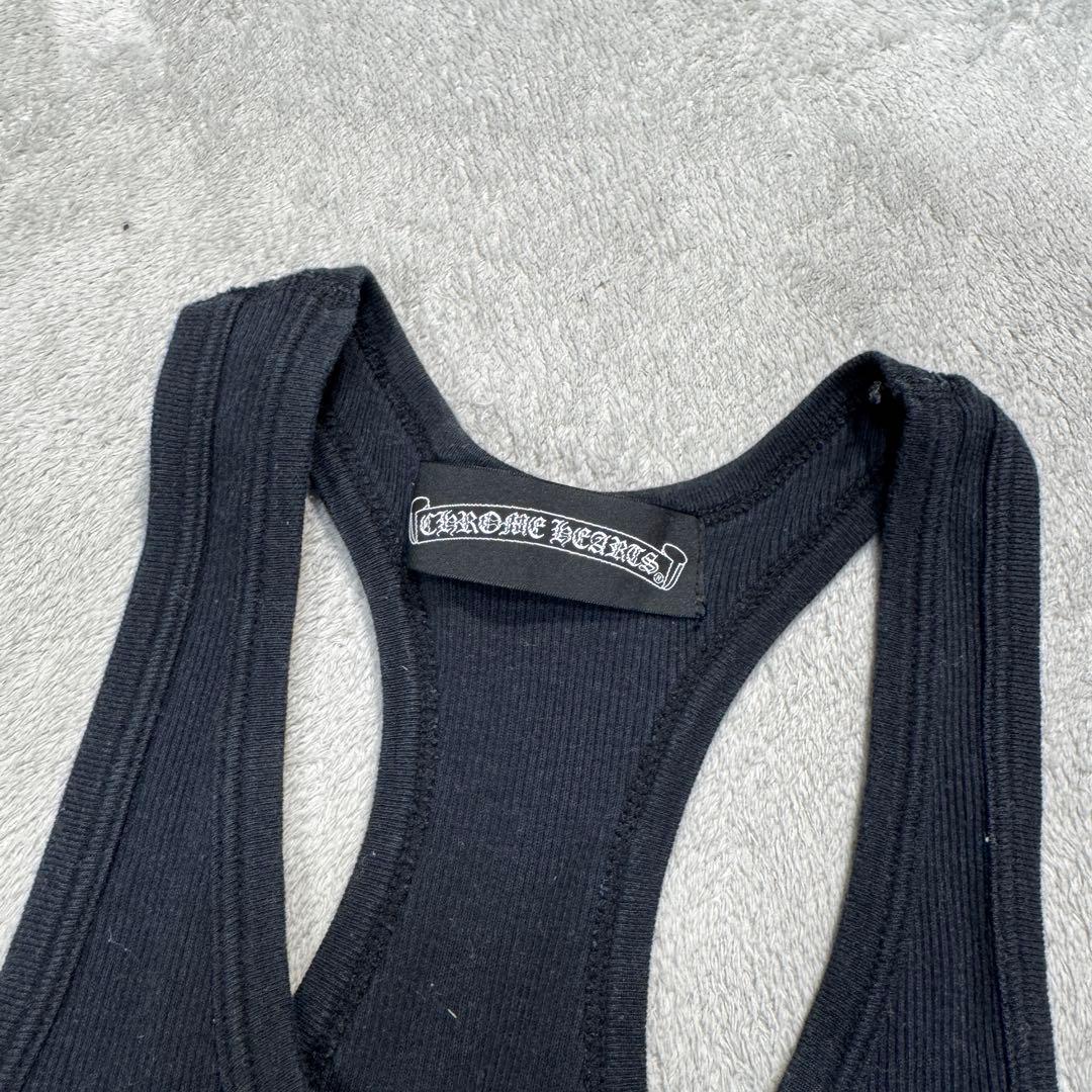 クロムハーツ　ノースリーブ　タンクトップ　黒　Lサイズ　グンゼ