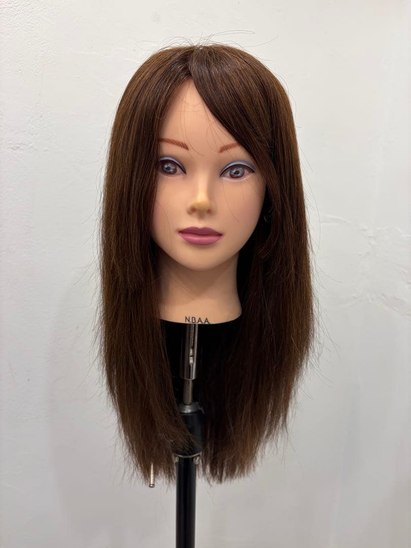 NBAAアップ練習ウイッグ ダークブラウン