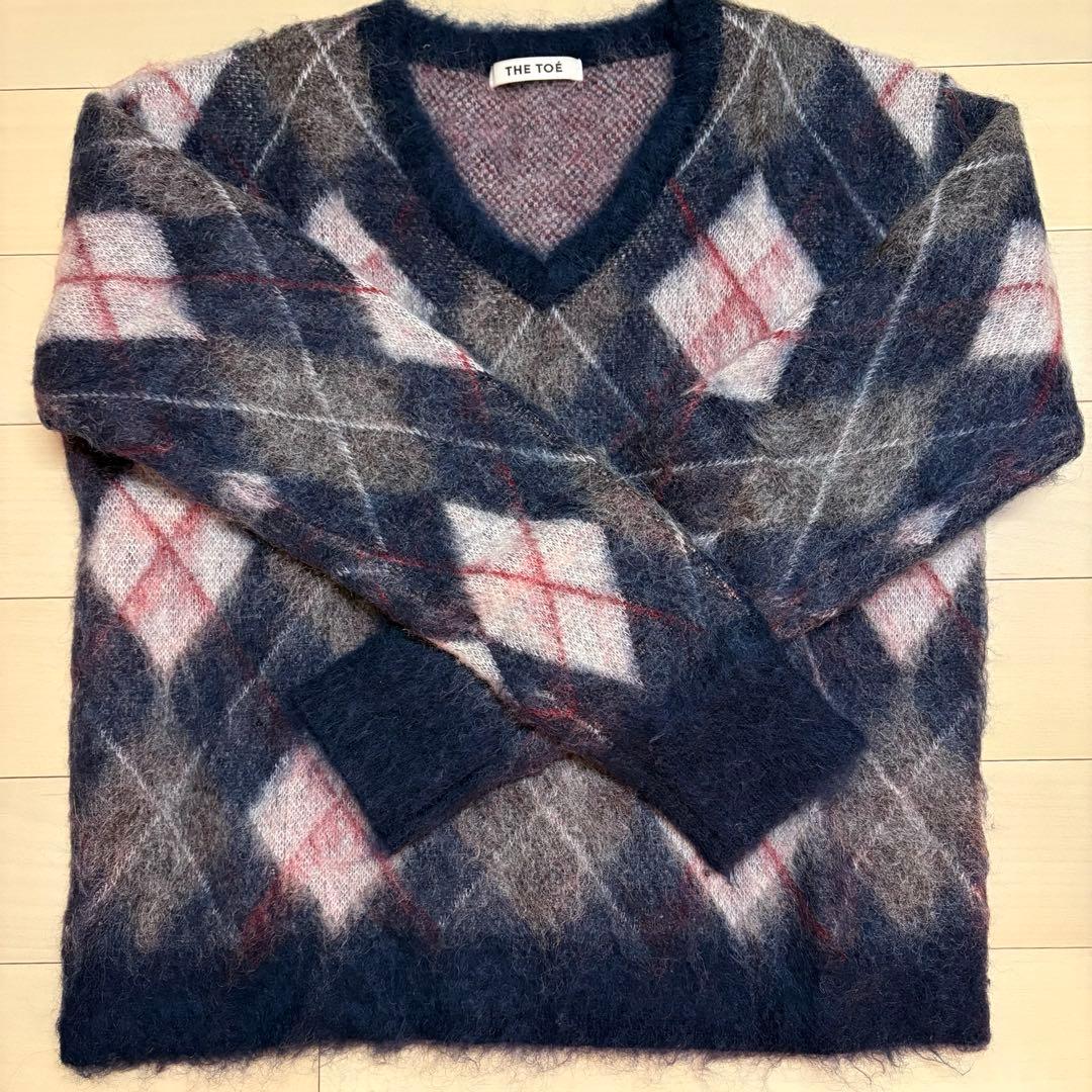 THE TOE Sendlinger Argyle Knit Navy sサイズ