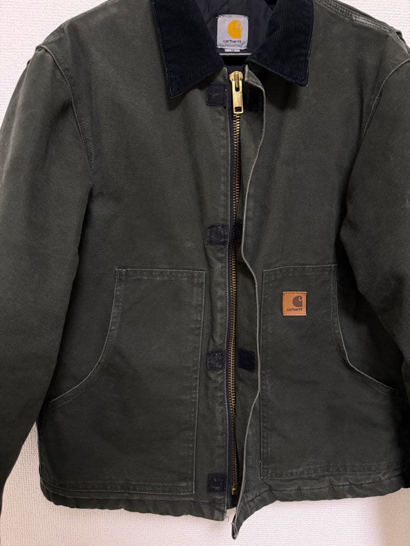 【希少サイズ】カーハート トラディショナルジャケット ショート丈 J22 MOS