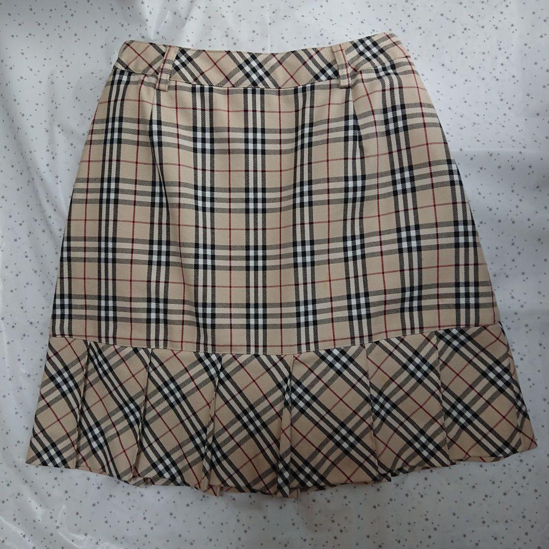 【新品未使用】BURBERRY/バーバリー ノバチェックミニスカート160Ａ