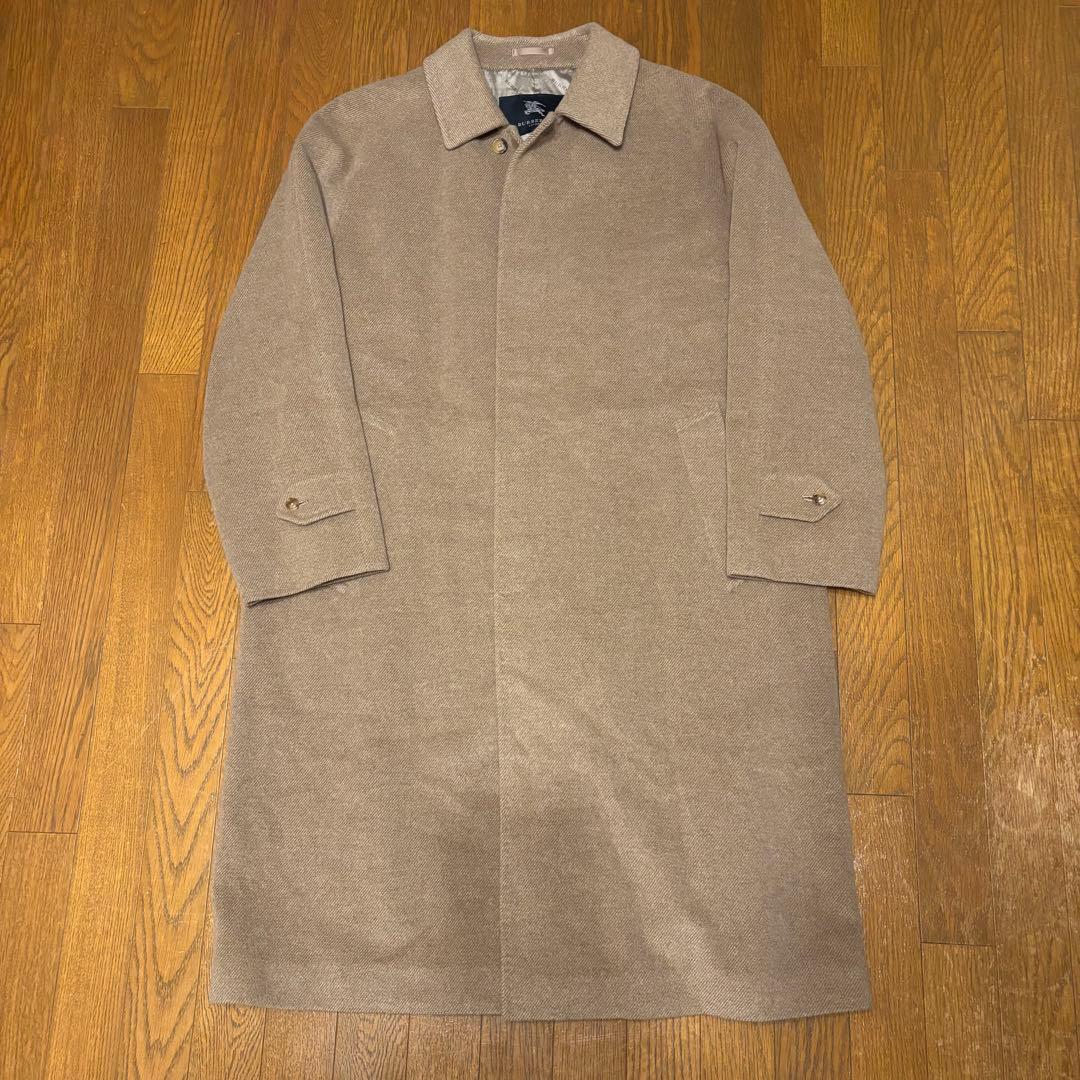Burberry カシミヤ　ウール混合　高品質　キャメルロングコート