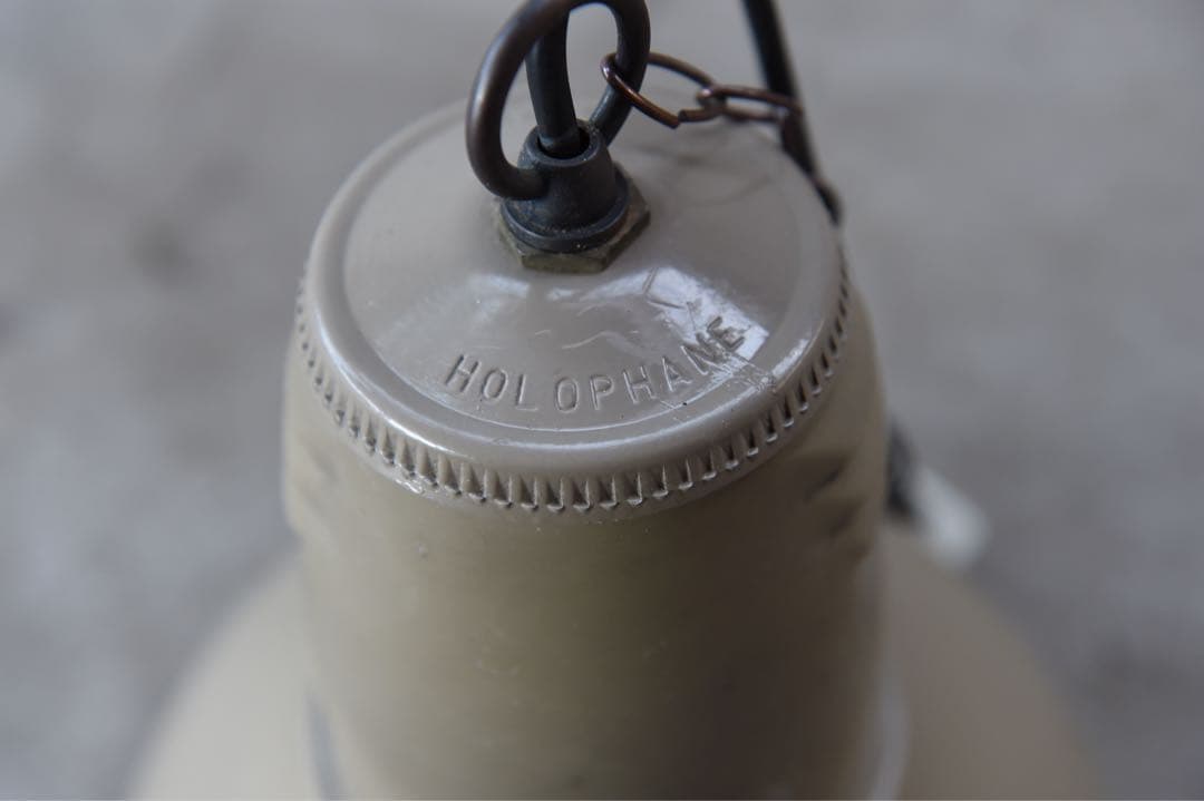 HOLOPHANE 吊りランプシェード /アンティーク ペンダントライト