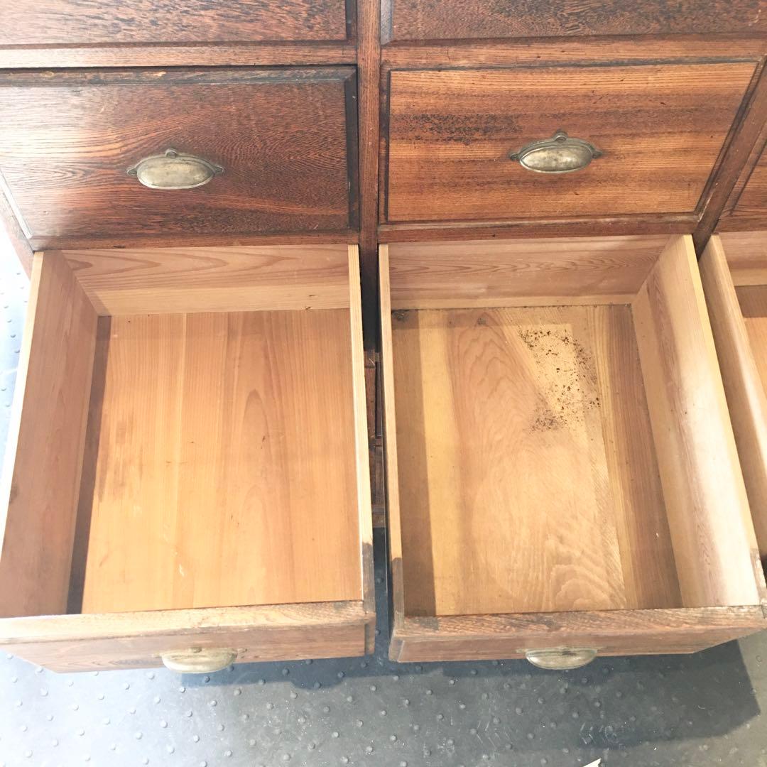 ☆15杯引出し棚☆小引出し 古家具 ヴィンテージ 小物 箪笥