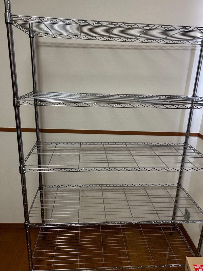 【美品】スチールラック キャスター付き NE25-12185