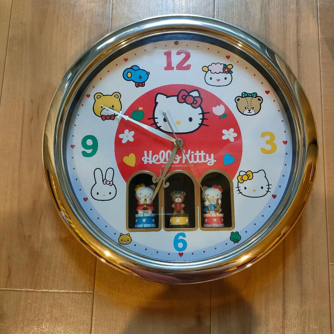 ※超希少品※ ハローキティ 掛け時計 からくり時計