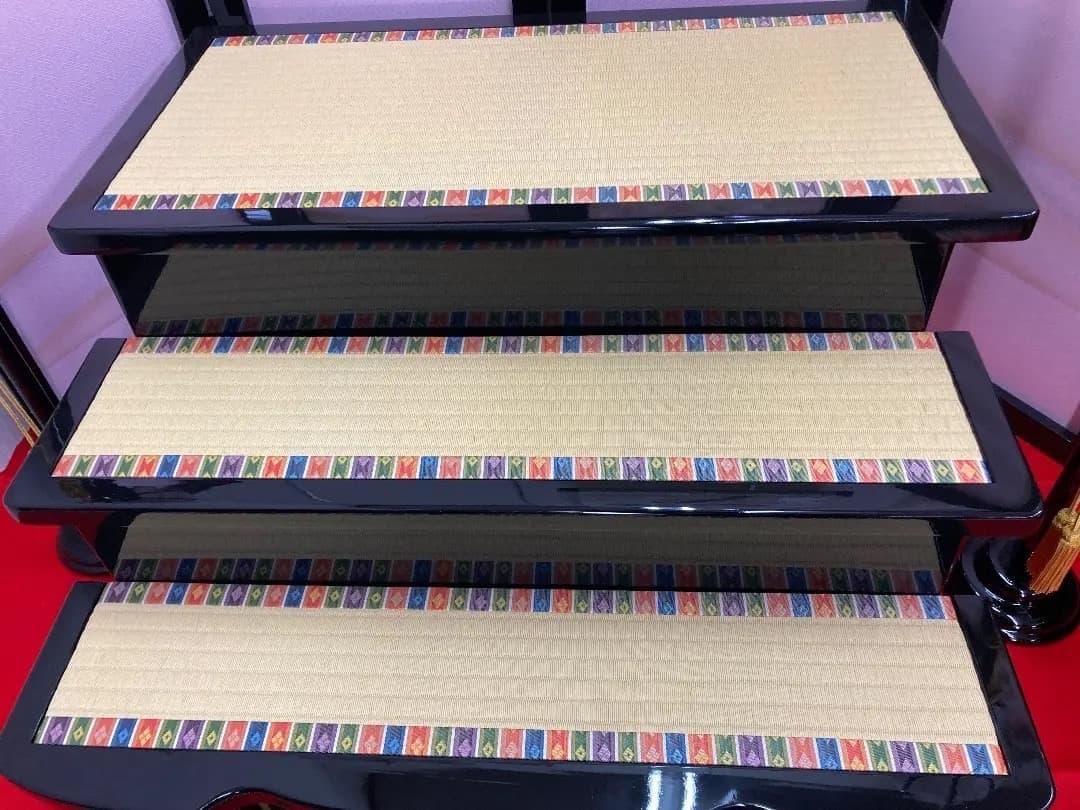 C7 訳あり特価　ひな壇飾り　雛人形三段　雪洞付き　ひな人形三段かざり