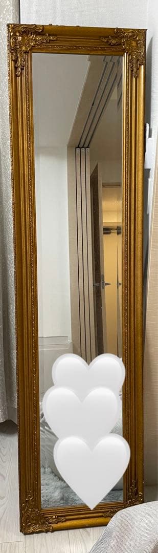 全身鏡　全身ミラー　姿見　スタンドミラー　アンティーク　フランフラン