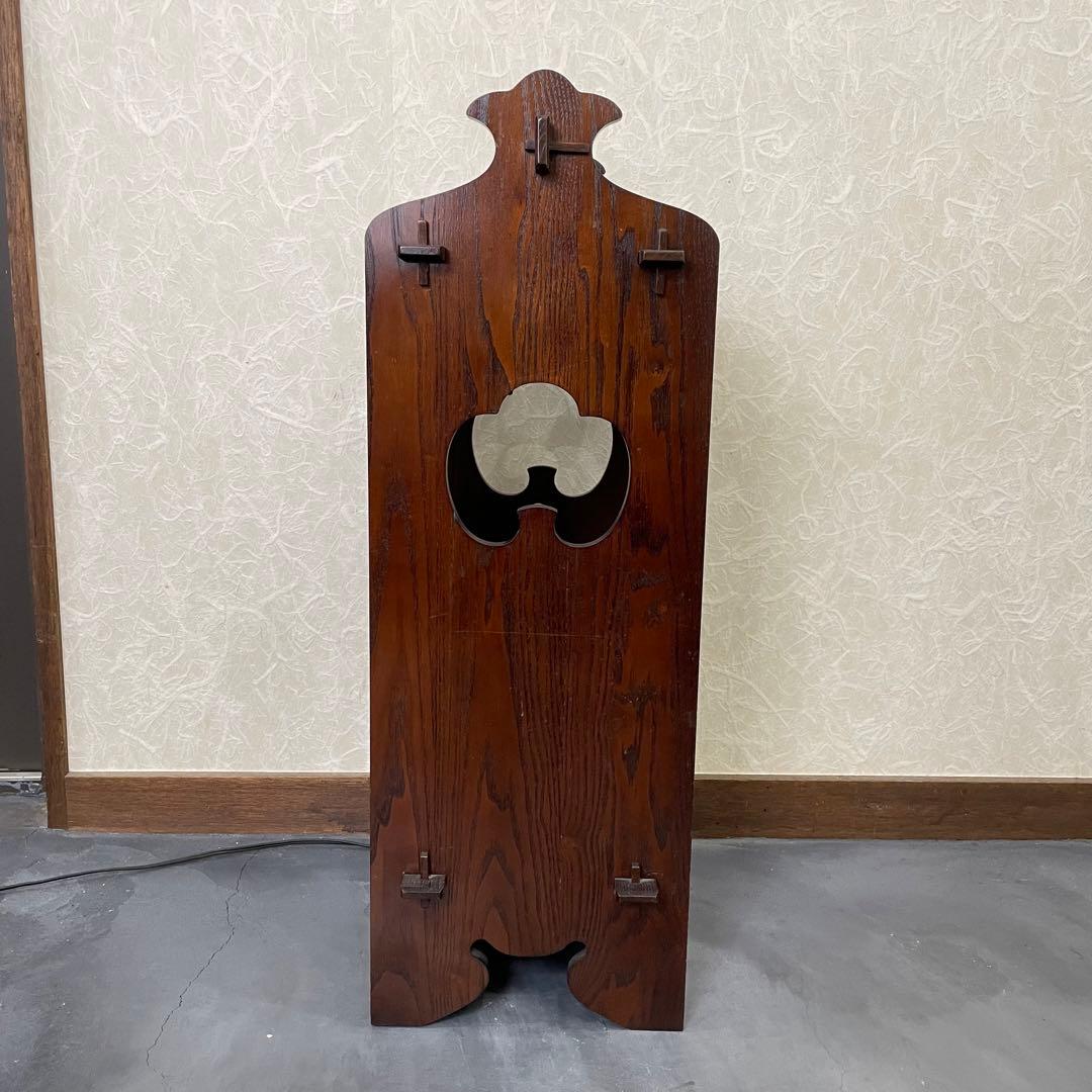 民藝家具　行灯　行燈　引き出し付き　間接照明　ランプ　古道具　ルームライト　照明