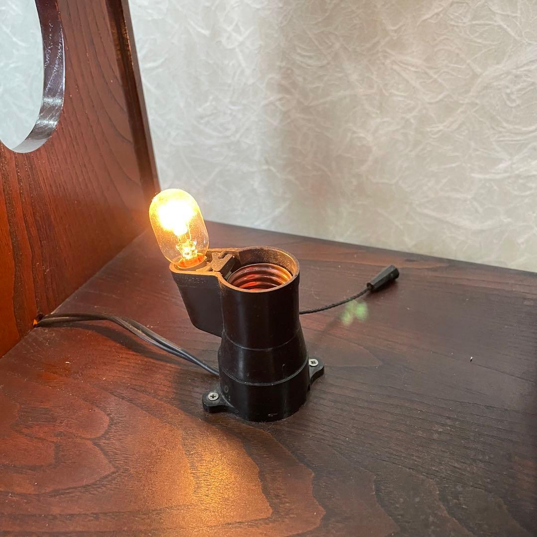 民藝家具　行灯　行燈　引き出し付き　間接照明　ランプ　古道具　ルームライト　照明