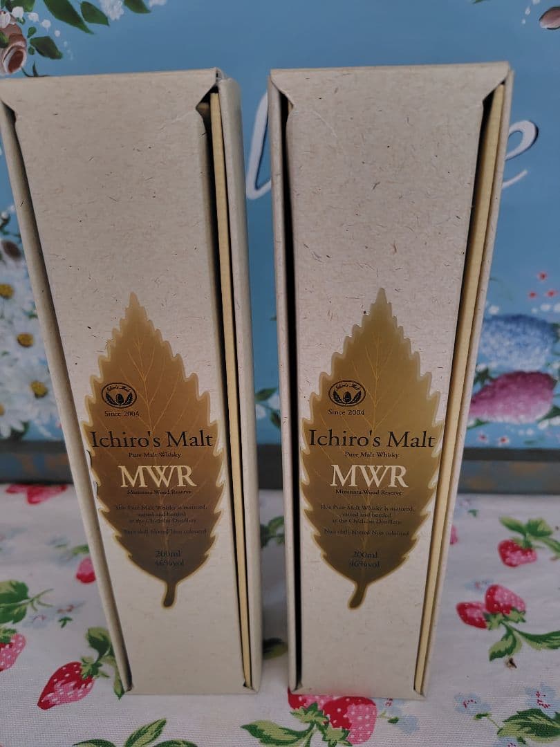 イチローズモルト ミズナラウッドリザーブ　箱付き　MWR 200ml 2本