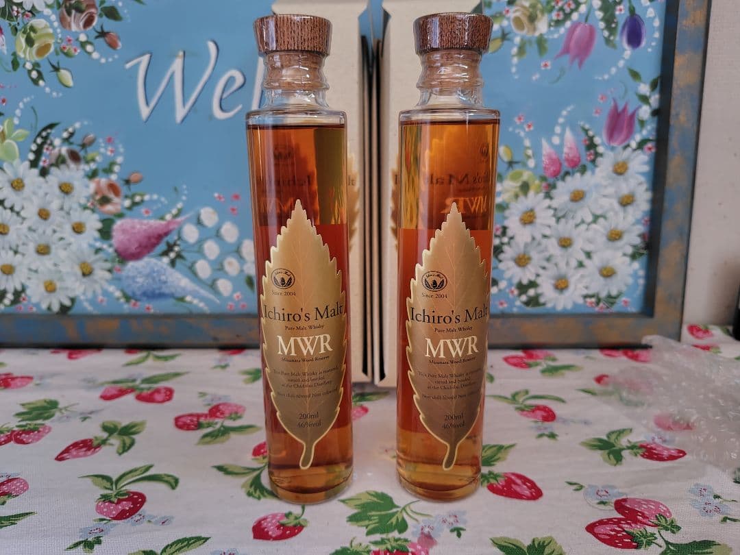 イチローズモルト ミズナラウッドリザーブ　箱付き　MWR 200ml 2本