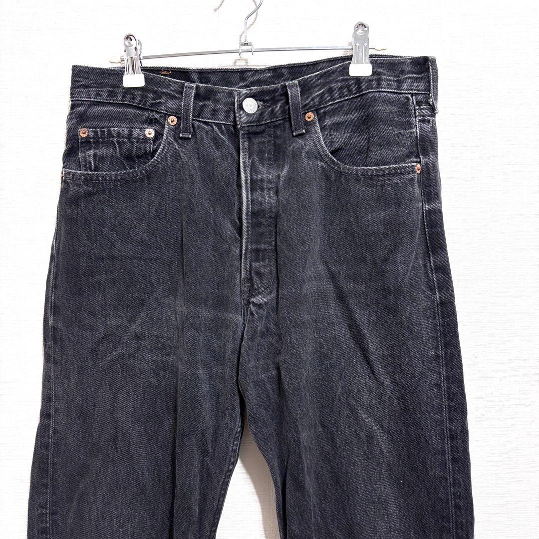 【Levi's】501 ブラックデニム　ユーロリーバイス　フランス製　32/34
