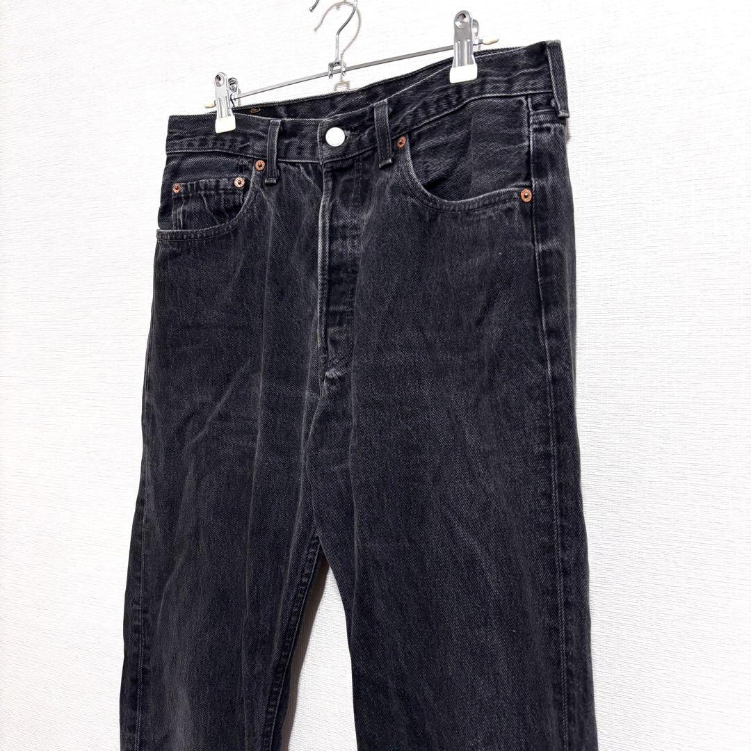 【Levi's】501 ブラックデニム　ユーロリーバイス　フランス製　32/34