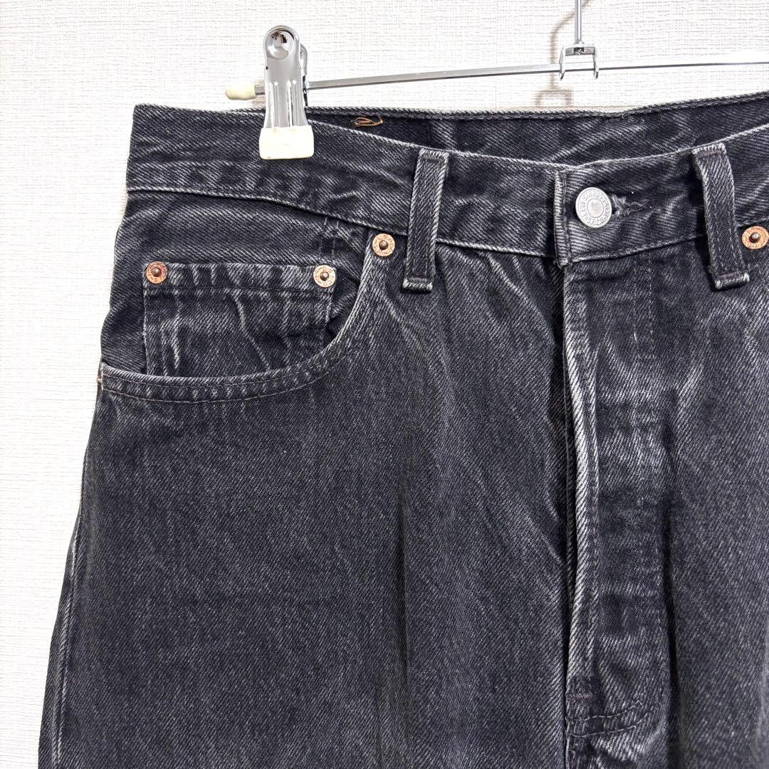 【Levi's】501 ブラックデニム　ユーロリーバイス　フランス製　32/34