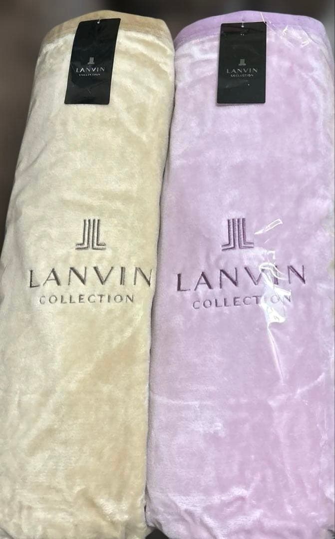 LANVIN❤︎綿毛布2枚セット。 最終価格です