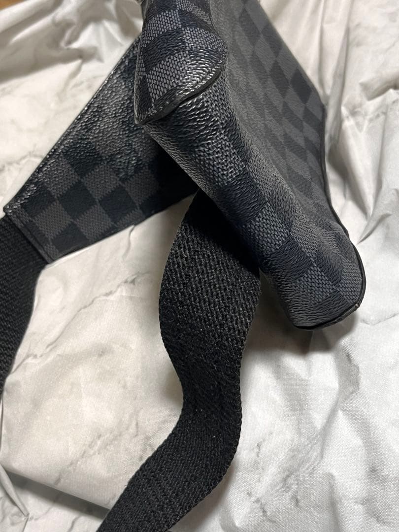 【早い者勝ち】ルイヴィトン ジェロニモス ダミエ ボディバッグ ストラップ難あり